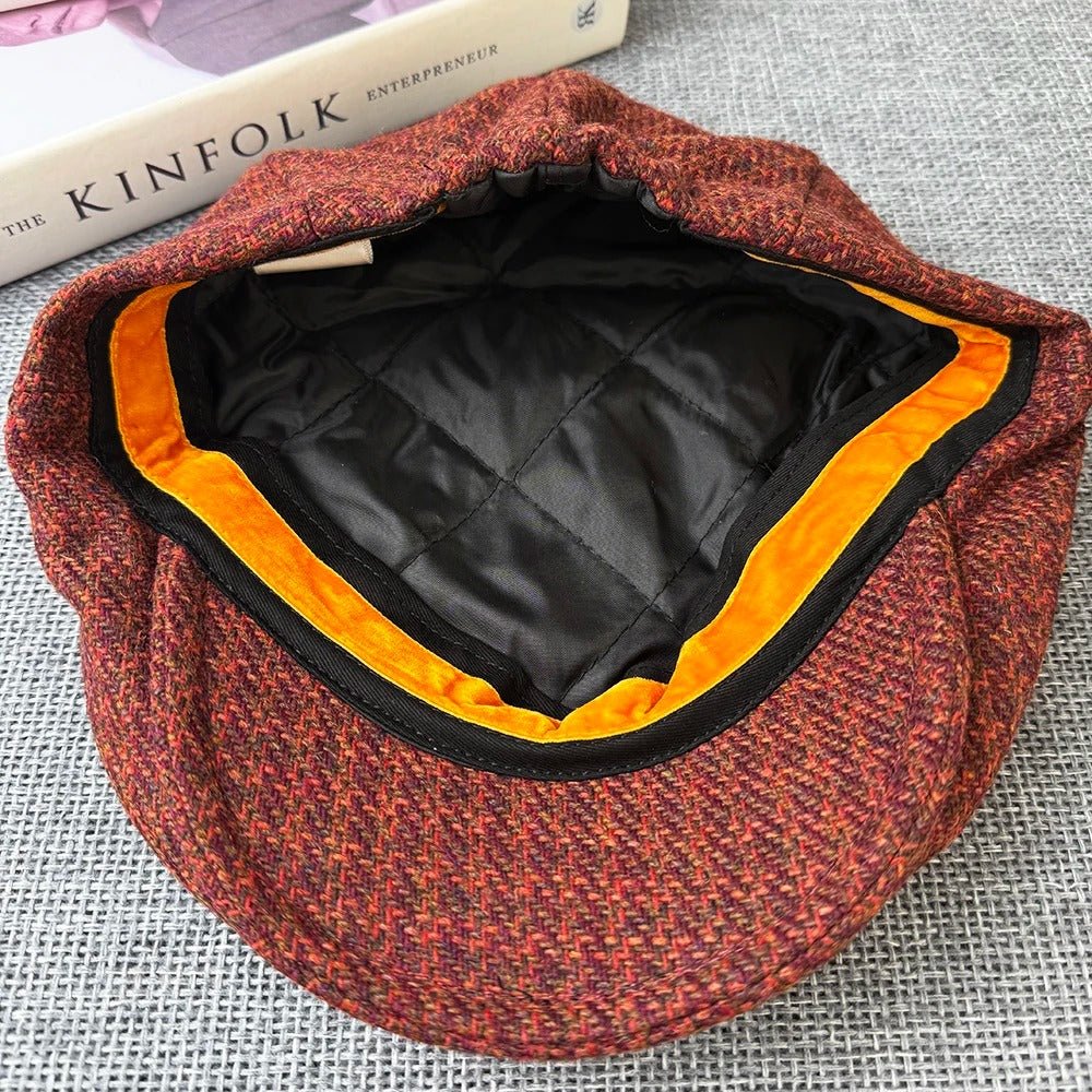 Harrington Wool Flat Cap - Crown & Envy