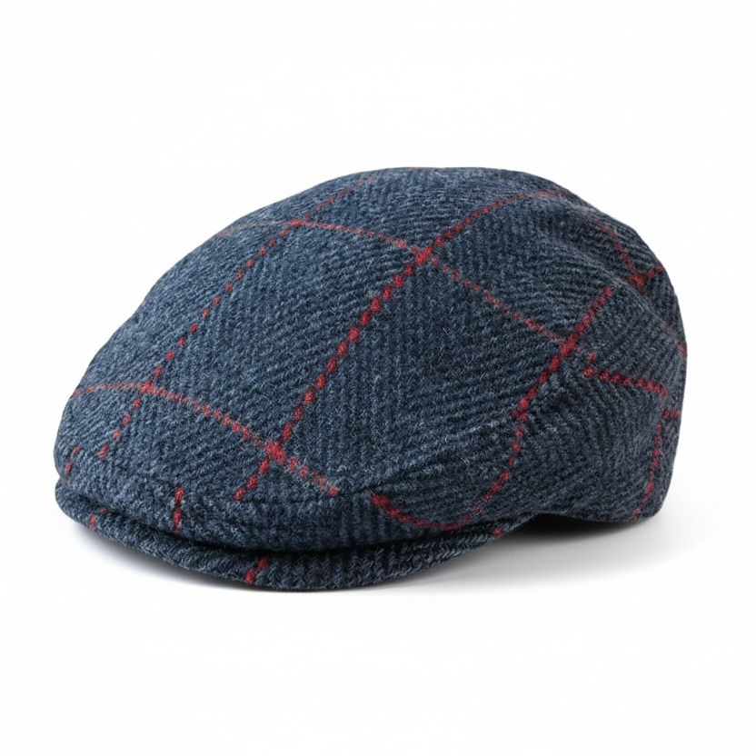 Harrington Wool Flat Cap - Crown & Envy