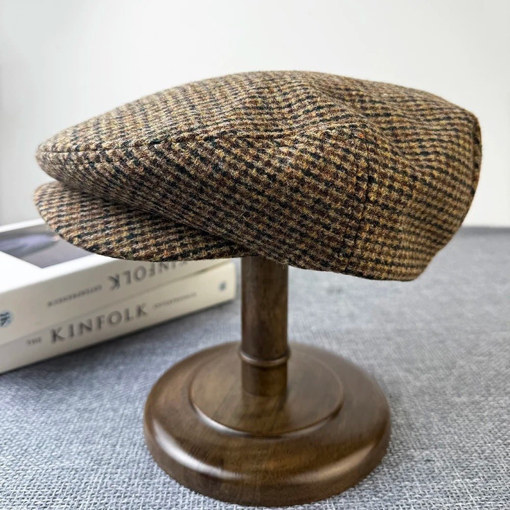 Harrington Wool Flat Cap - Crown & Envy
