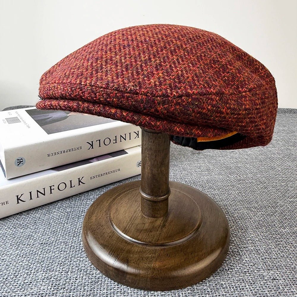 Harrington Wool Flat Cap - Crown & Envy