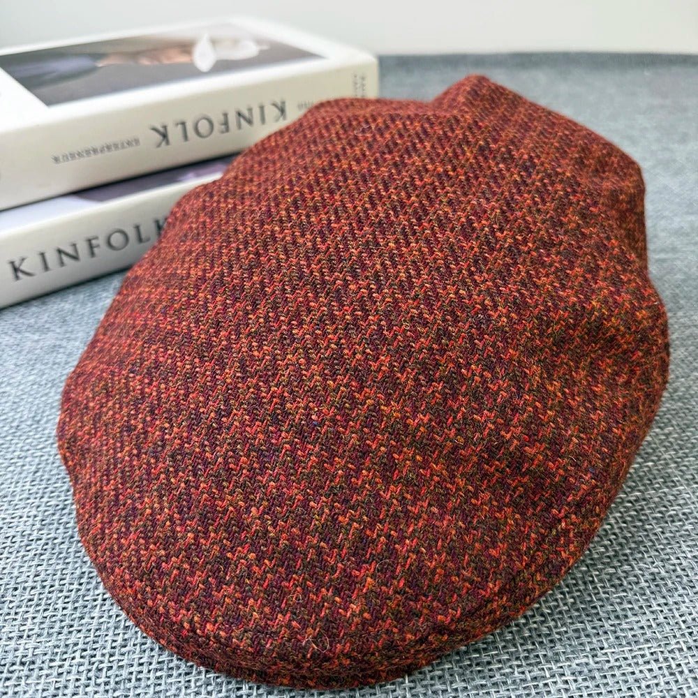 Harrington Wool Flat Cap - Crown & Envy