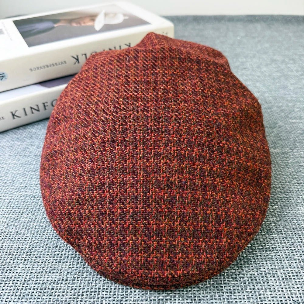 Harrington Wool Flat Cap - Crown & Envy