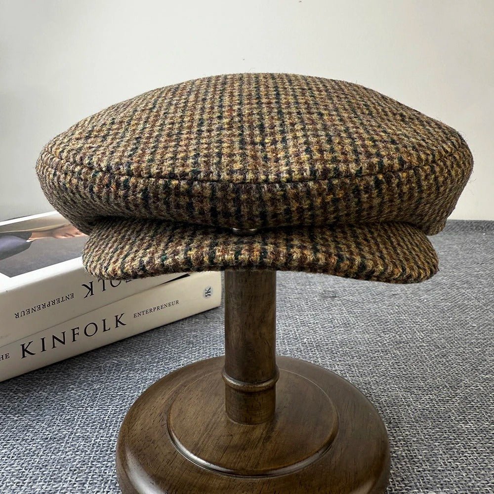 Harrington Wool Flat Cap - Crown & Envy