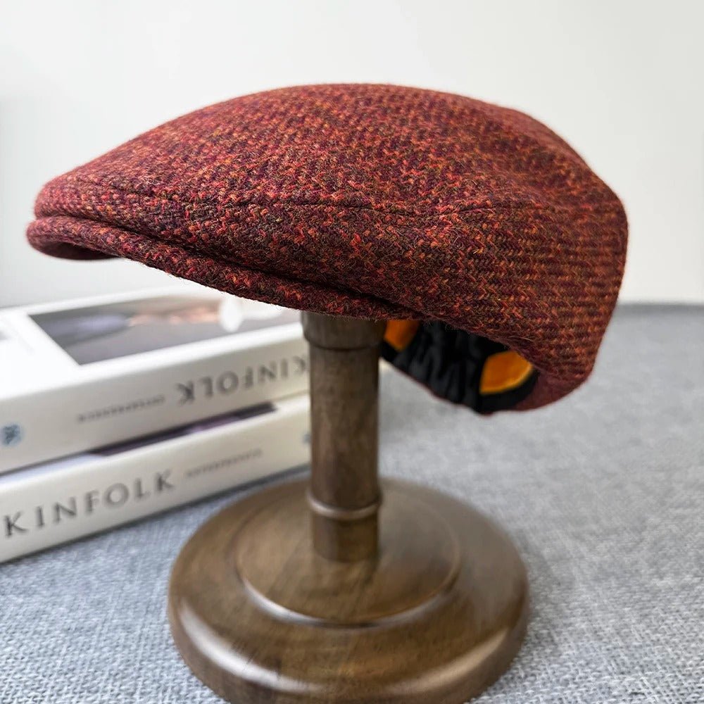Harrington Wool Flat Cap - Crown & Envy