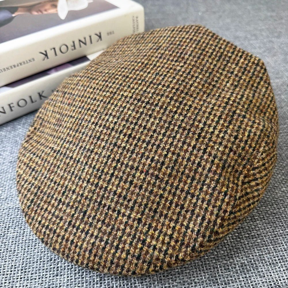 Harrington Wool Flat Cap - Crown & Envy