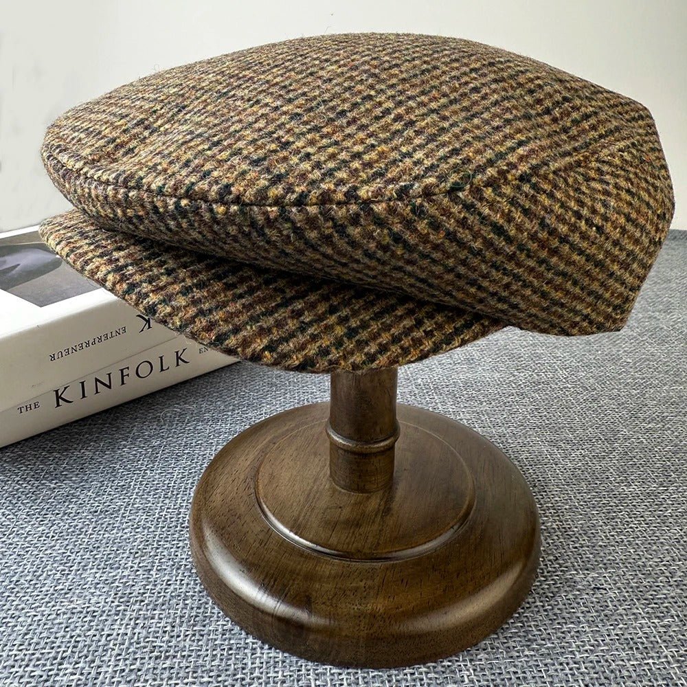 Harrington Wool Flat Cap - Crown & Envy