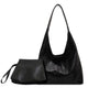 Heather Retro Leather Tote - Crown & Envy