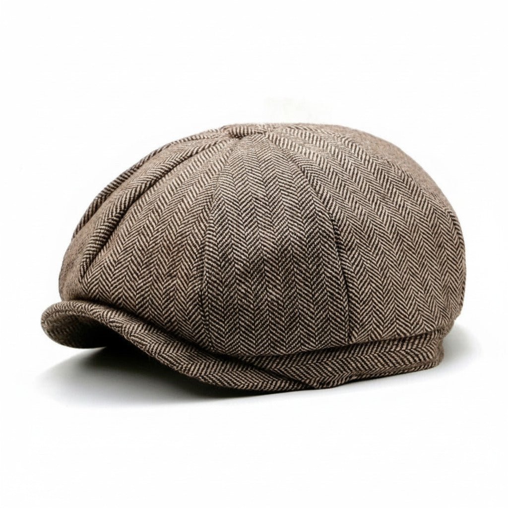 Henley Newsboy Herringbone - Crown & Envy