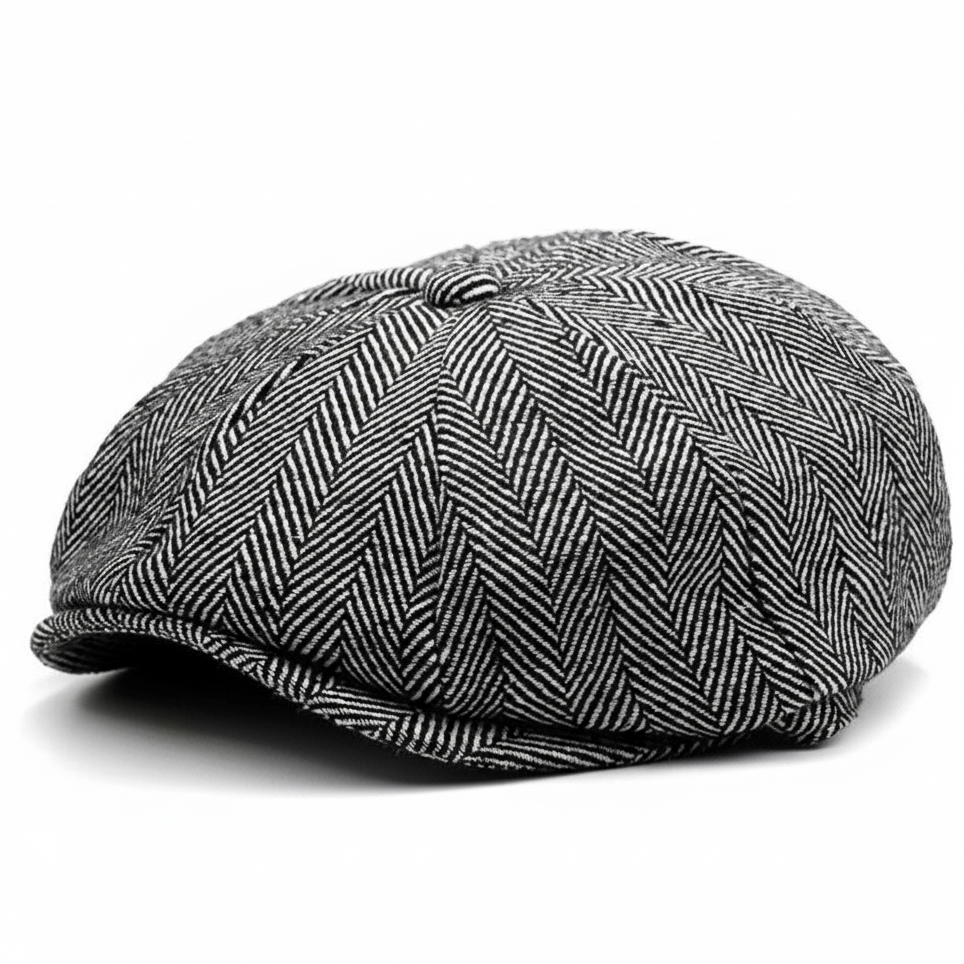 Henley Newsboy Herringbone - Crown & Envy