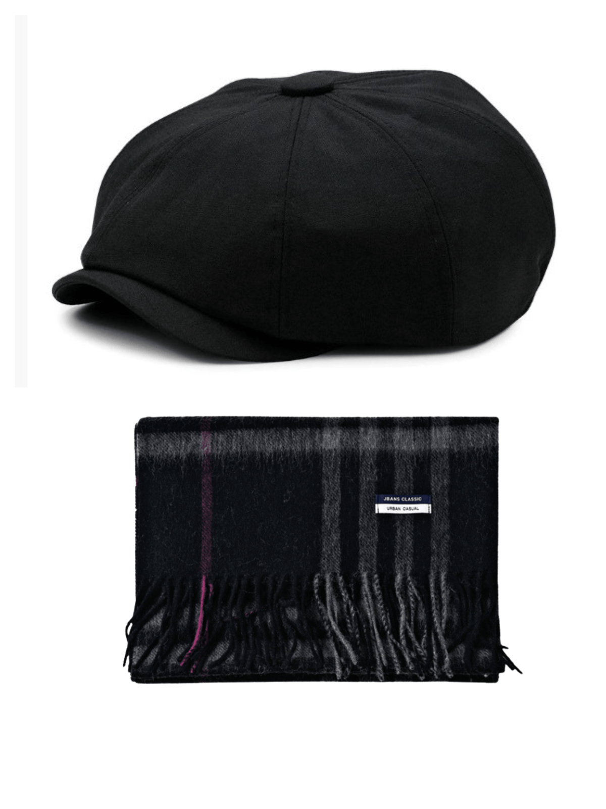 Henley Newsboy & Merino Wool Scarf - Winter Set - Crown & Envy