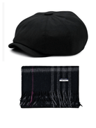 Henley Newsboy & Merino Wool Scarf - Winter Set - Crown & Envy