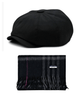 Henley Newsboy & Merino Wool Scarf - Winter Set - Crown & Envy