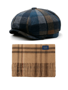 Henley Newsboy & Merino Wool Scarf - Winter Set - Crown & Envy