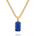 Lapis Pendant | Gold - Crown & Envy