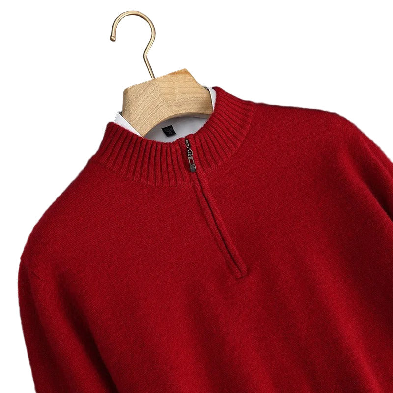 Cavendish 100% Cashmere 1/4 Zip Sweater