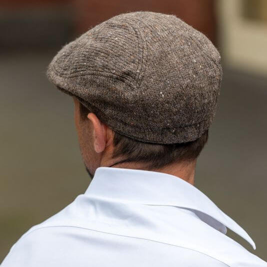 Mens Flat Cap in Brown FC15 - 2 - ENVI