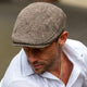 Stanton Cotton Flat Cap in Brown - Crown & Envy