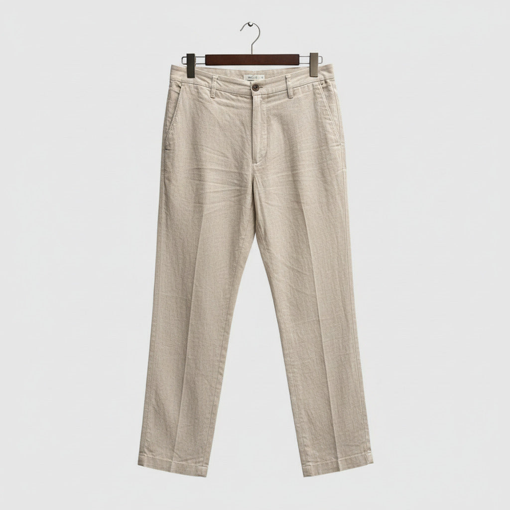 Montenegro Chic Linen Trousers - Crown & Envy