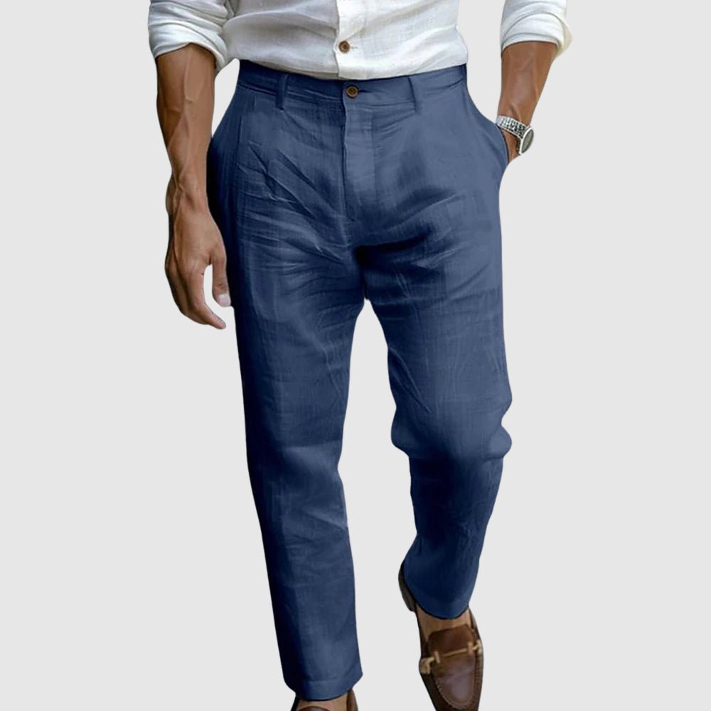 Montenegro Chic Linen Trousers - Crown & Envy
