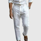 Montenegro Chic Linen Trousers - Crown & Envy