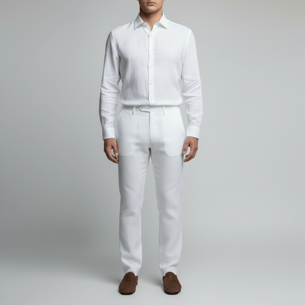 Montenegro Linen Trousers - Crown & Envy