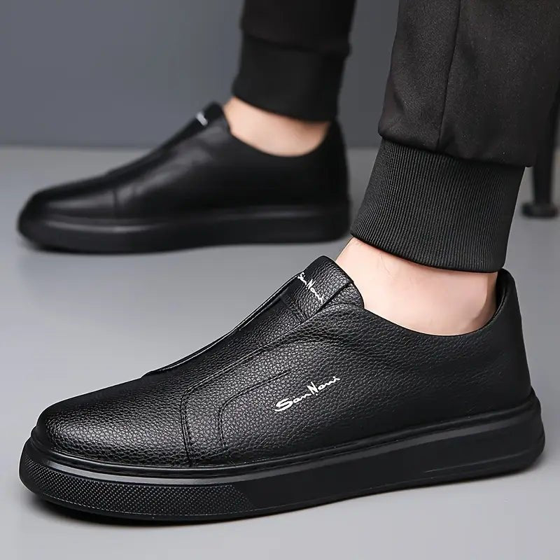 Montigo Leather Slip - On Shoes - Crown & Envy