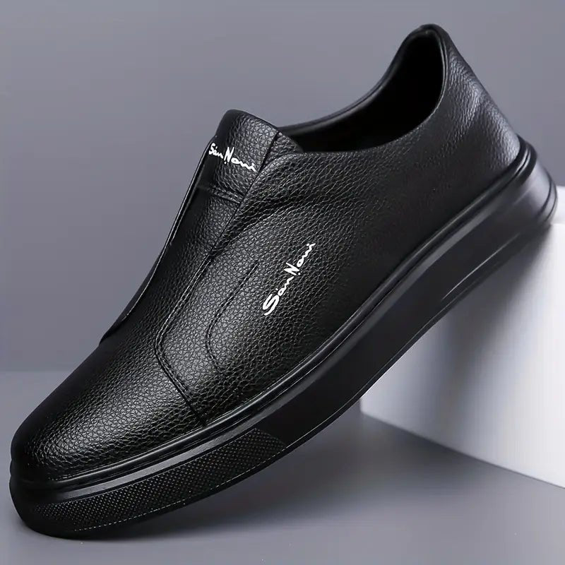 Montigo Leather Slip - On Shoes - Crown & Envy