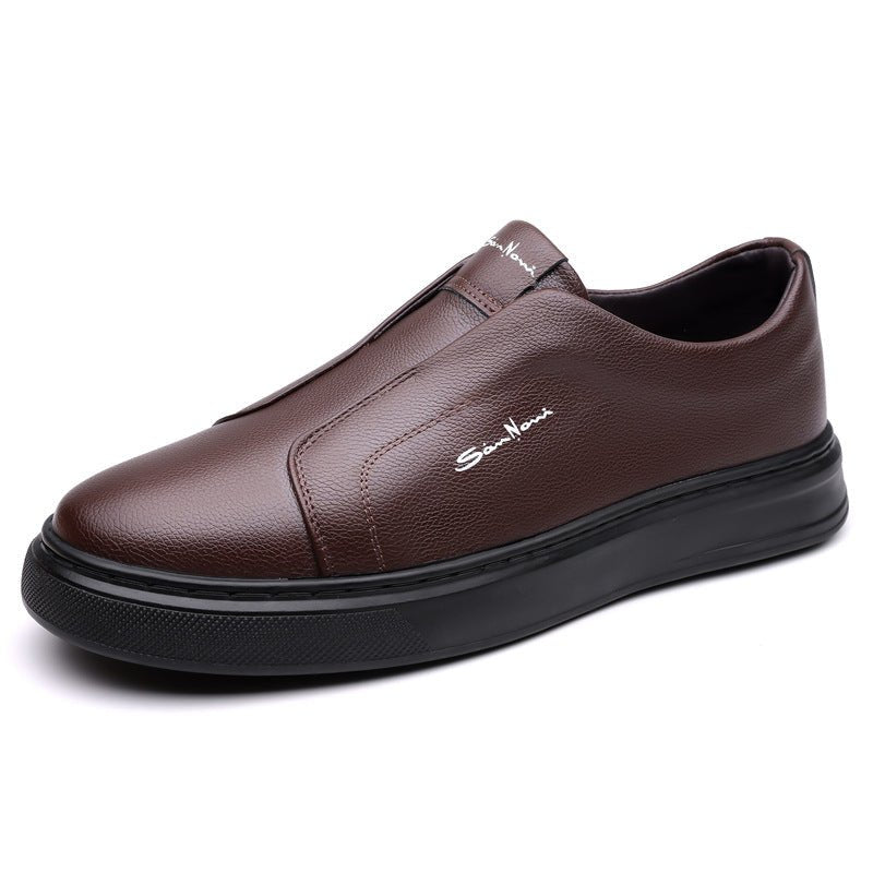Montigo Leather Slip - On Shoes - Crown & Envy