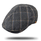 Stanton Charcoal Check Pattern Ivy Cap SY121 - ENVI