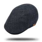 Stanton Flat Cap in Black Check SY209 - ENVI