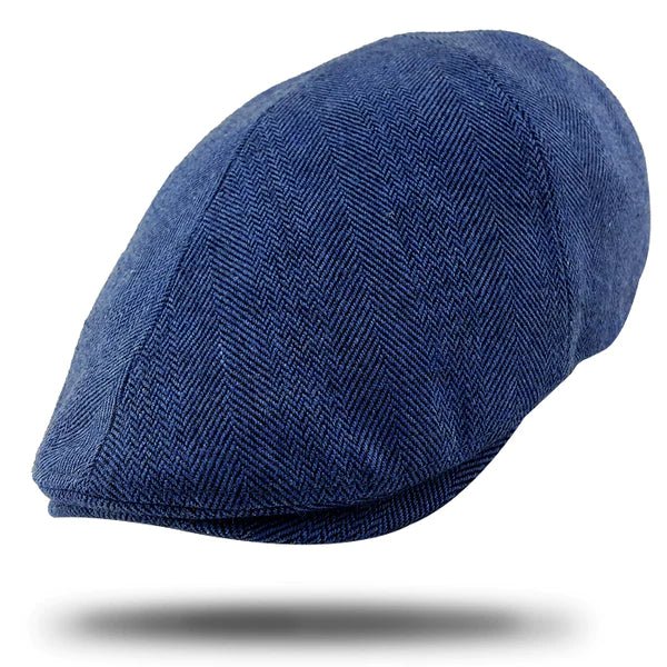 Stanton Leo Flat Cap in Blue SY710 - ENVI