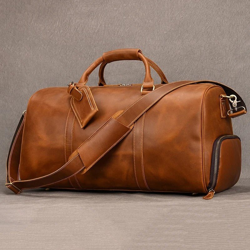 The 1096 Leather Duffle - Crown & Envy