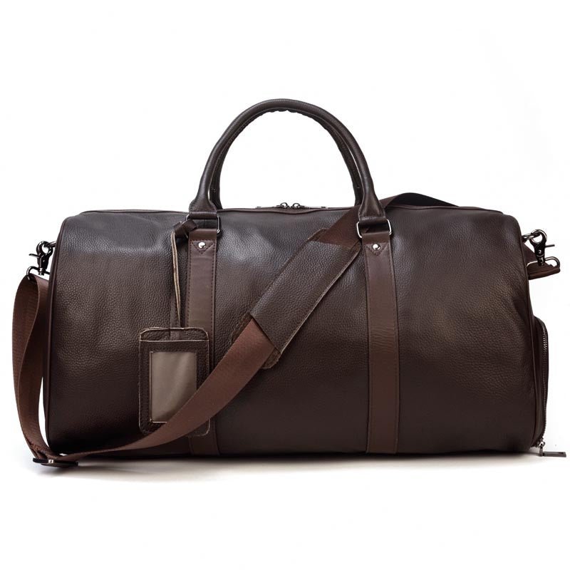 The 1096 Leather Duffle (55cm) - Crown & Envy