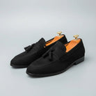 The Crown Tassel Suede Loafers - Crown & Envy