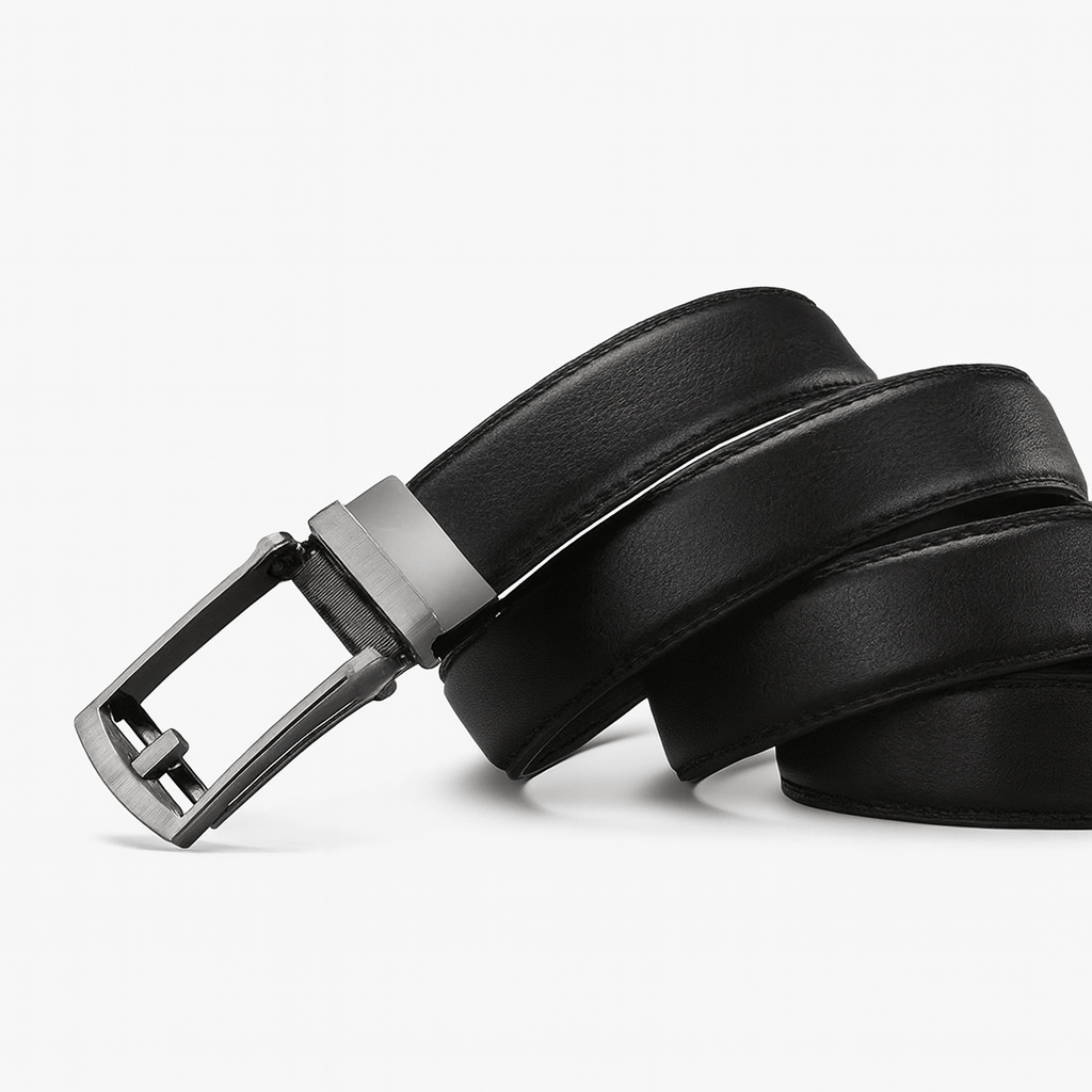 The Regent Leather Track Belt - Crown & Envy